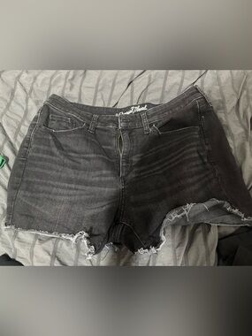 Universal Thread Black Washed Denim Cutoff Shorts